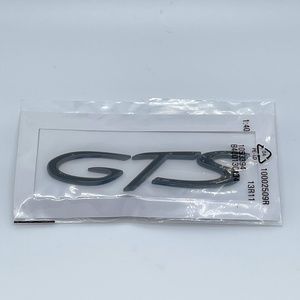 PORSCHE Black GTS emblem direct fit replacement for Porsche